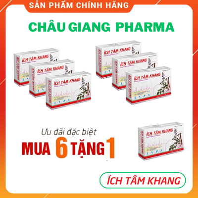  Combo 6 hộp Ích Tâm Khang (3 vỉ x 10 viên) - Mua 06 hộp tặng 01 hộp